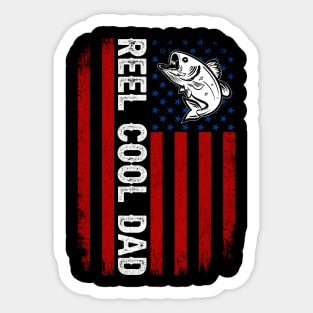 Reel Cool Dad Sticker